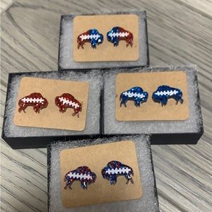 Buffalo bills earrings